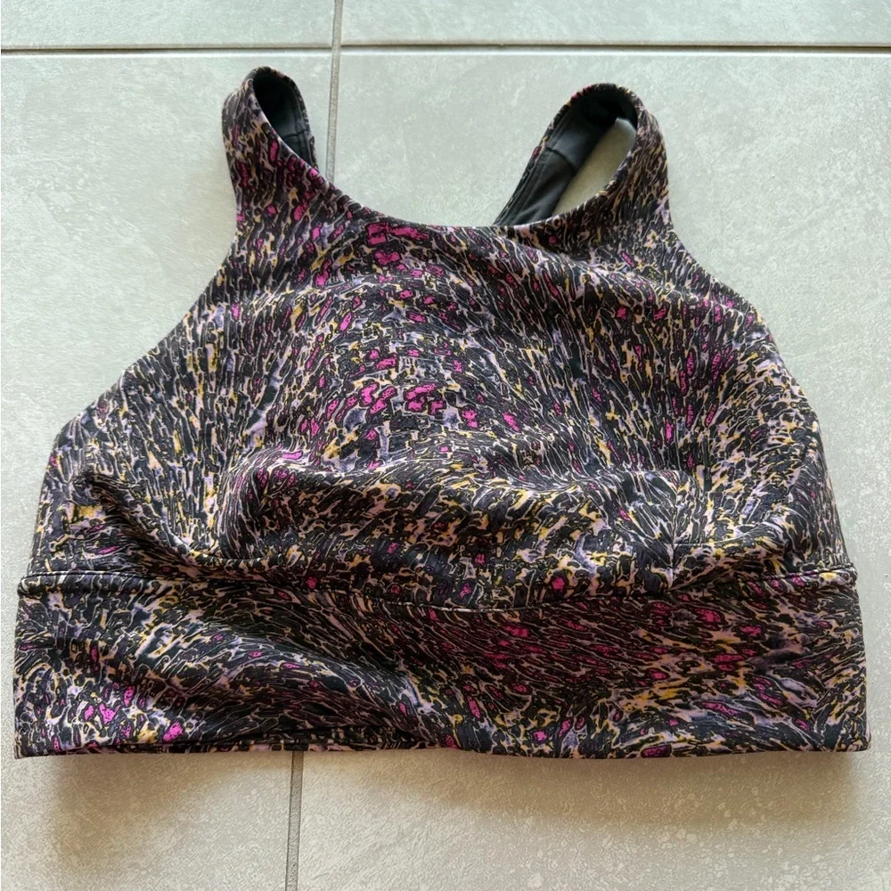 Lululemon wunder train long line sports bra